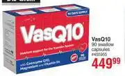 Dis-Chem VasQ10 90 Swallow Capsules offer