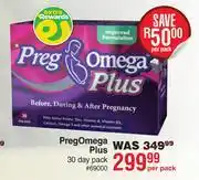 Dis-Chem Preg Omega Plus 30 Day Pack-Per Pack offer
