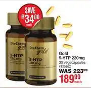 Dis-Chem Dis-Chem Gold 5-HTP 220mg 30 Vegecapsules-Each offer