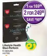Dis-Chem Lifestyle Health Maxi Perform 6 Capsules-For 1 offer
