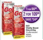 Dis-Chem Go! Vitality Boost One A Day 10 Effervescent Tablets-For 1 offer