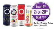 Dis-Chem Switch Energy Drink Assorted-500ml offer
