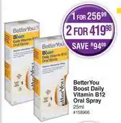 Dis-Chem Better You Boost Daily Vitamin B12 Oral Spray-25ml offer