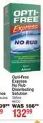 Dis-Chem Opti Free Express No Rub Disinfecting Solution-355ml offer