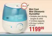Dis-Chem Vicks Mini Cool Mist Ultrasonic Humidifier offer