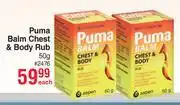 Dis-Chem Puma Balm Chest & Body Rub-50g Each offer