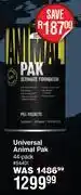 Dis-Chem Universal Animal Pak 44 Pack offer