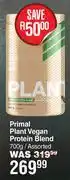 Dis-Chem Primal Plant Vegan Protein Blend Assorted-700g offer