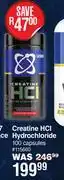 Dis-Chem USN Creatine HCI Hydrochloride 100 Capsules offer