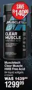 Dis-Chem Muscletech Clear Muscle HMB Free Acid 84 Liquid Softgels offer