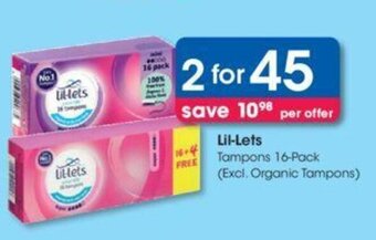 Lil-Lets Tampons 16-Pack