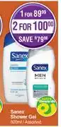 Dis-Chem Sanex Shower Gel Assorted-For 1 x 500ml offer