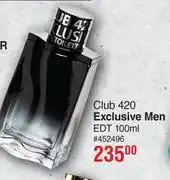 Dis-Chem Club 420 Exclusive Men EDT-100ml offer