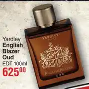 Dis-Chem Yardley English Blazer OUD EDT-100ml offer