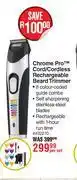 Dis-Chem Wahl Chrome Pro Cord/Cordless Rechargeable Beard Trimmer-Per Set offer