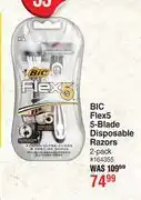 Dis-Chem BIC Flex5 5-Blade Disposable Razors 2-Pack offer