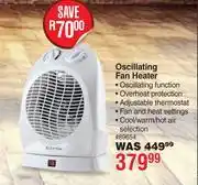 Dis-Chem Elektra Oscillating Fan Heater offer