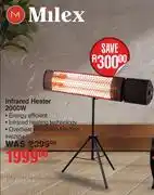 Dis-Chem Milex Infrared Heater 2000W offer