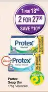 Dis-Chem Protex Soap Bar Assorted-For 1 x 175g offer