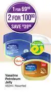 Dis-Chem Vaseline Petroleum Jelly Assorted-For 1 x 450ml offer