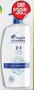 Dis-Chem Head & Shoulder 2 In 1 Classic Clean Shampoo Or Conditioner Assorted-1Ltr offer