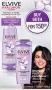 Dis-Chem L'Oreal Elvive Hyaluron Shampoo Plus Conditioner 300ml/400ml Assorted-For Both offer