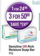 Dis-Chem Baby Dove Sensitive Or Rich Moisture Soap Bar-90g offer