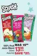 Dis-Chem Squish 100% Fruit juice Blend Assorted-200ml Each offer