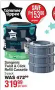 Dis-Chem Tommee Tippee Sangenic Twist & Click Refill Cassette 3 Pack offer