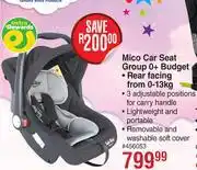 Dis-Chem Baby Things Mico Car Seat Group 0+ Budget offer