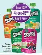 Dis-Chem Squish Puree Pouches Assorted-110ml offer