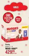 Dis-Chem Huggies Gold Pants Sizes 3-6 Mega Box-Per Box offer