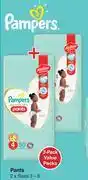 Dis-Chem Pampers Premum Care Pants 2 x Sizes 3-6-Per Pack offer