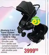 Dis-Chem Baby Things Mustang 3 In 1 Travel System offer