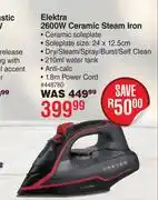 Dis-Chem Elektra 2600W Ceramic Steam Iron offer