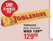 Dis-Chem Toblerone Assorted-360g offer