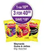 Dis-Chem Maynards Gums & Jellies Assorted-60g offer