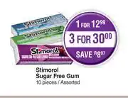 Dis-Chem Stimorol Sugar Free Gum 10 Pieces Assorted-For 1 offer