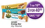 Dis-Chem Jungle Energy Bar Assorted-40g offer
