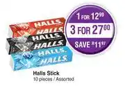 Dis-Chem Halls Stick 10 Pieces Assorted-For 1 offer
