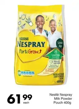 Save Nestlé Nespray Milk Powder Pouch offer