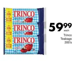 Save Trinco Teabags offer