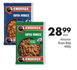 Save Knorrox Soya Bag offer