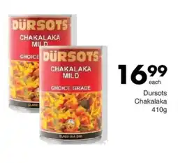 Save Dursots Chakalaka offer