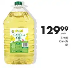 Save B-well Canola offer
