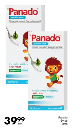 Save Panado Syrup offer