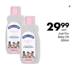 Save Just For Baby Oil offer