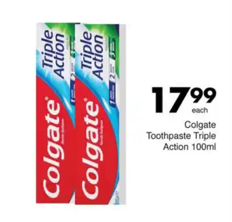 Save Colgate Toothpaste Triple Action offer