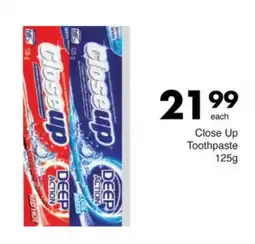 Save Close Up Toothpaste offer