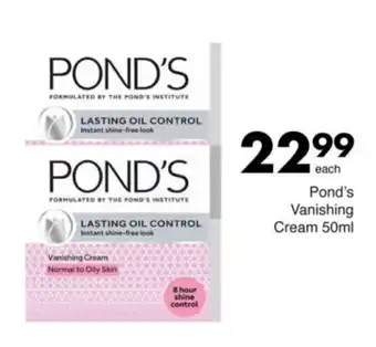 Save Pond's Vanishing Cream offer